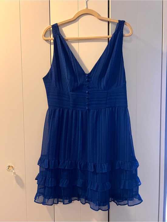 Betsey Johnson Dresses & Skirts - Betsey Johnson Royal Blue Tiered Mini Dress